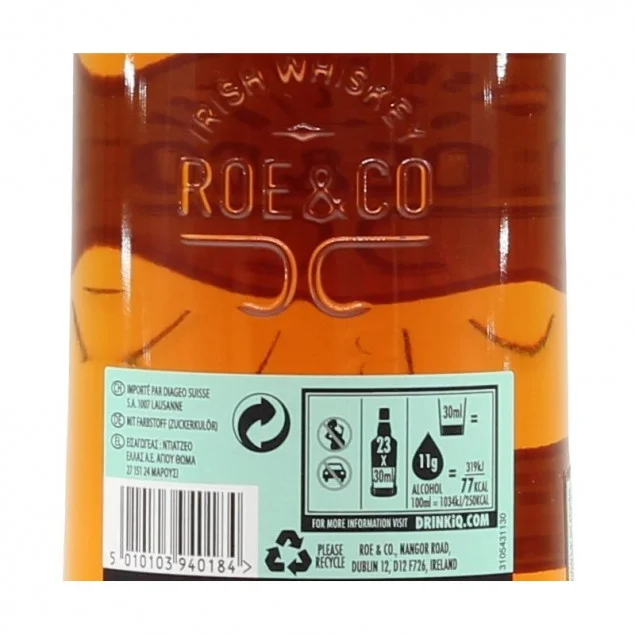 Roe & Co Blended Irish Whiskey 0,7 L 45%vol