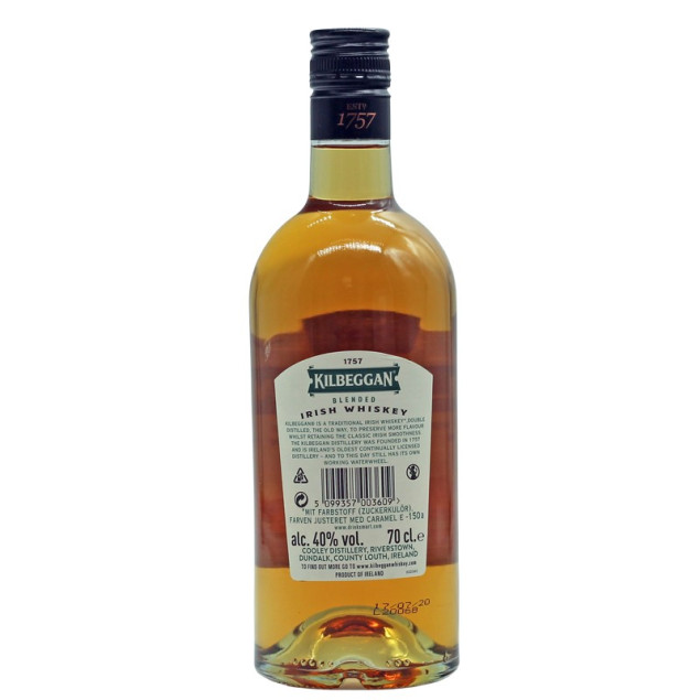 Kilbeggan Irish Whisky 0,7 L 40% vol