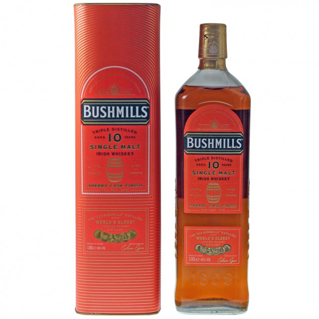 Image of Bushmills 10 Jahre Sherry Cask Finish 1 L 46% vol