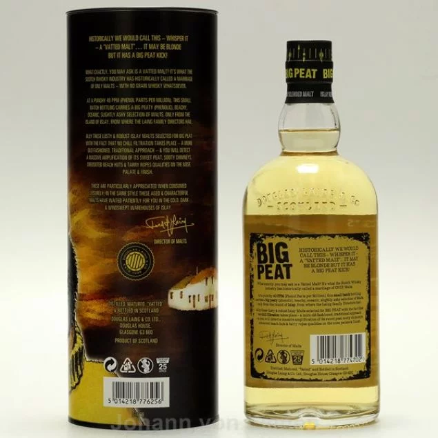 BIG PEAT Blended Islay Malt Scotch Whisky 0,7L 46%vol