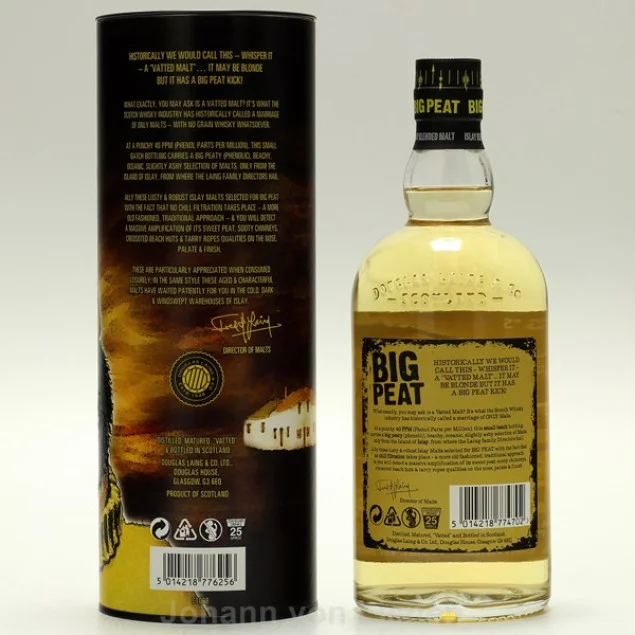 BIG PEAT Blended Islay Malt Scotch Whisky 0,7L 46%vol