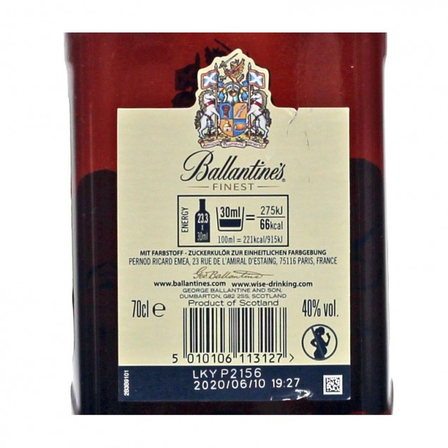 Ballantines Finest 0,7 L 40% vol