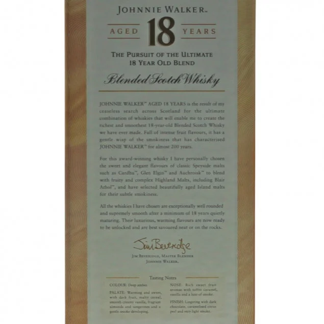 Johnnie Walker 18 Jahre 0,7 L 40% vol