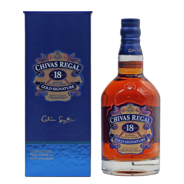 Chivas Regal 18 Jahre Blended Scotch Whisky 0,7 L 40% vol