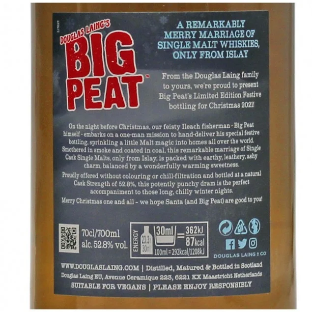 Big Peat Christmas Edition 2021 0,7 L 52,8% vol