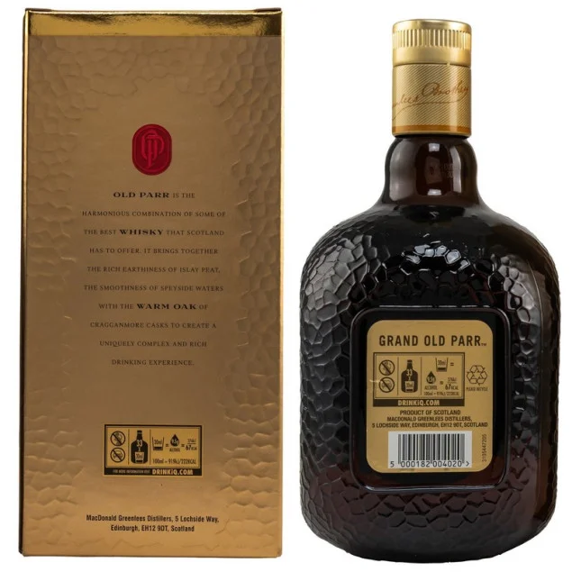 Grand Old Parr 12 Jahre Blended Scotch Whisky 1 L 40% vol