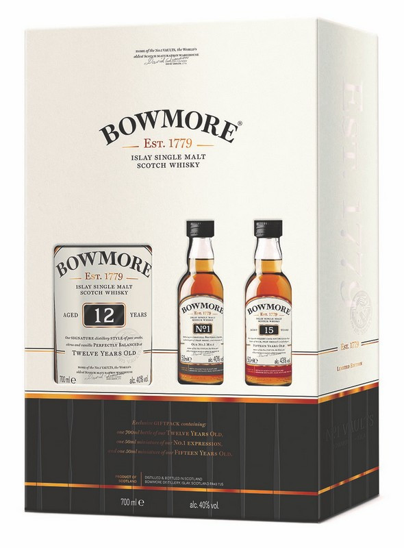 Image of Bowmore 12 Jahre Geschenkset 0,7 L 40%vol