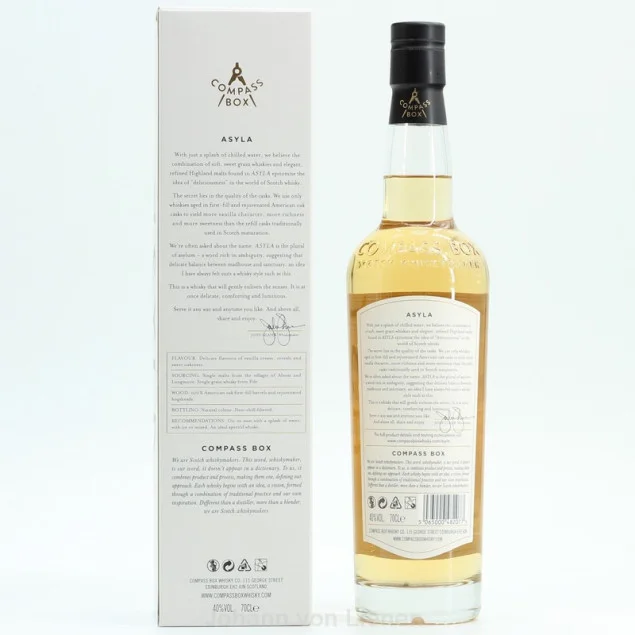 Compass Box Asyla 0,7 L 40%vol