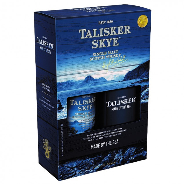 Image of Talisker Skye Geschenkpackung mit Flachmann 0,7 L 45,8%vol
