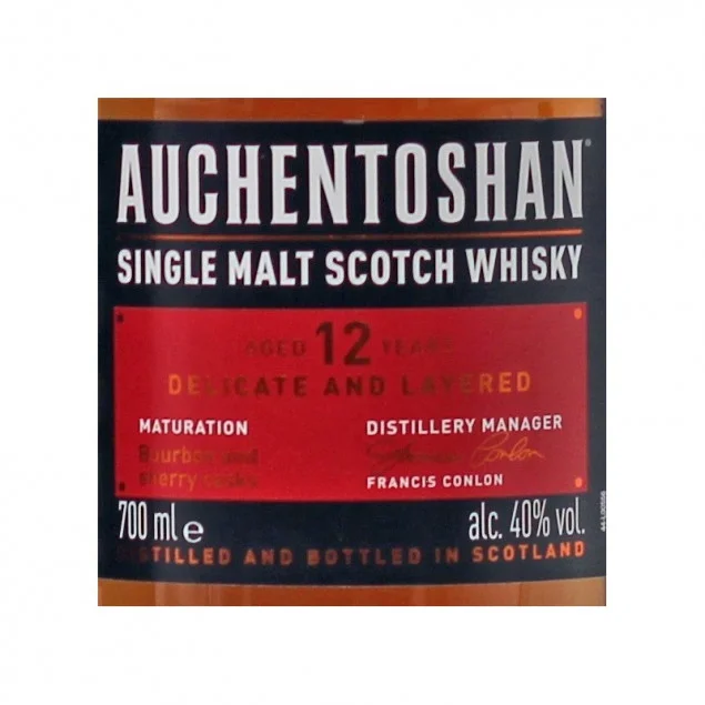 Auchentoshan 12 Years 0,7 L 40%vol