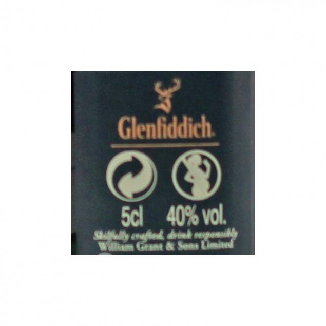 Glenfiddich 12 Jahre 0,05 L 40%vol