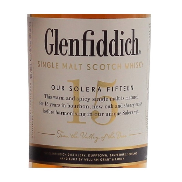 Glenfiddich 15 Years 0,7 Ltr. 40% Vol.