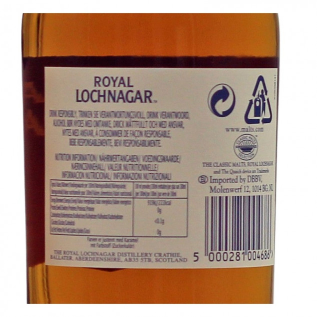 Royal Lochnagar 12 Jahre 0,7 Ltr. 40% vol