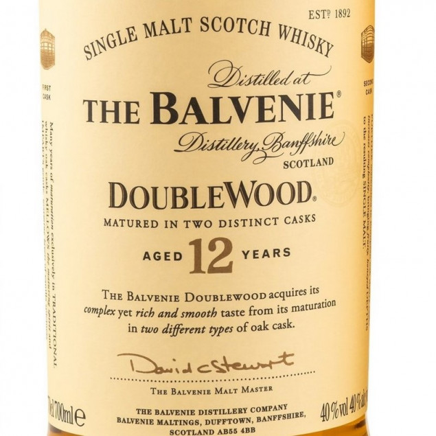 Balvenie 12 Jahre Doublewood 0,7 L 40%vol.