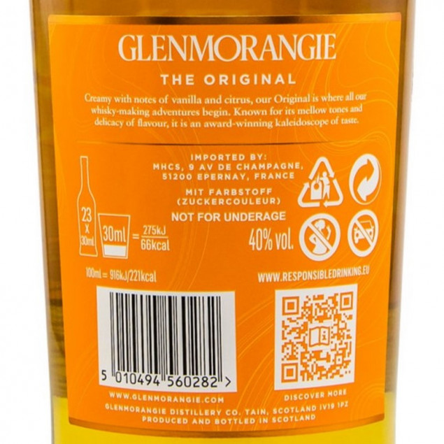 Glenmorangie Original 10 Jahre 0,7 L 40% vol