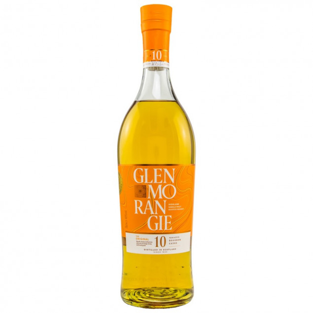 Image of Glenmorangie 10 Years The Original, Highland Single Malt Scotch Whisky, 0,7 L, 40% Vol, Schottland, Spirituosen