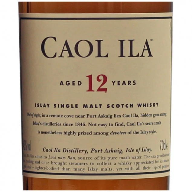 Caol Ila 12 Jahre 0,7 L 43% vol