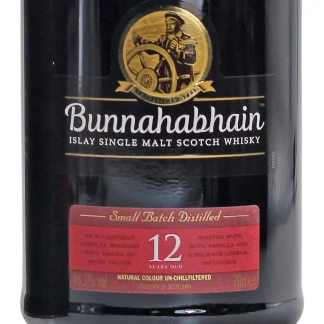 Bunnahabhain 12 Years Old 0,7 L 46,3% vol