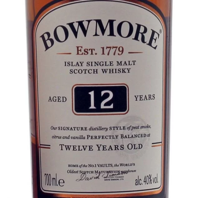 Bowmore 12 Jahre Years 0,7 L 40%