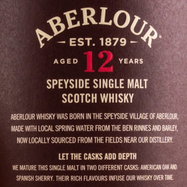 Aberlour 12 Jahre Double Cask 0,7 L 40% vol