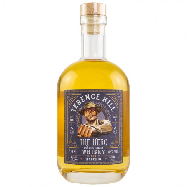 Image of Terence Hill The Hero Whisky Rauchig 0,7 L 49% vol