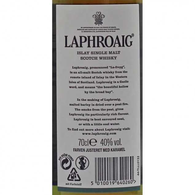 Laphroaig Whisky 10 Jahre 0,7 L 40% vol