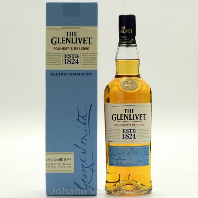 Image of Glenlivet FounderÂ´s Reserve Speyside Whisky 40% 0,7l (45,57 &euro; pro 1 l)