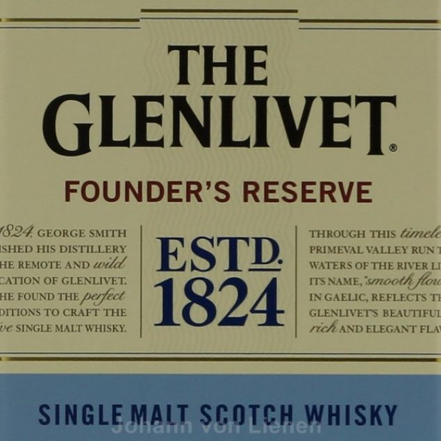 The Glenlivet Founders Reserve 0,7 L 40%vol
