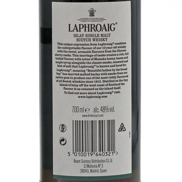 Laphroaig 10 Jahre Sherry Oak Finish 0,7 L 48% vol