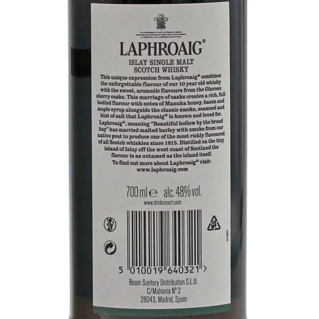 Laphroaig 10 Jahre Sherry Oak Finish 0,7 L 48% vol