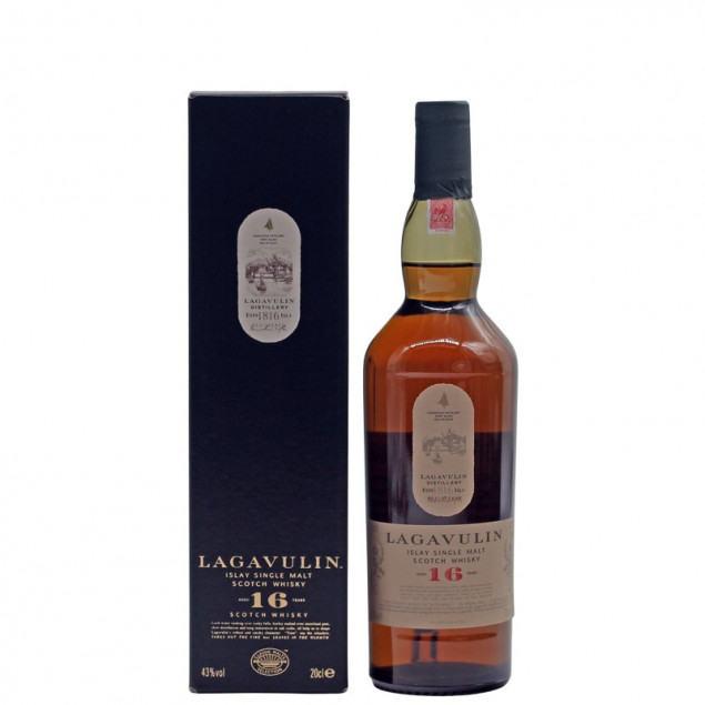 Image of Lagavulin 16 Jahre Single Malt Scotch Whisky 0,2 L 43% vol