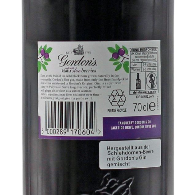 Gordons Sloe Gin 0,7 L 26% vol