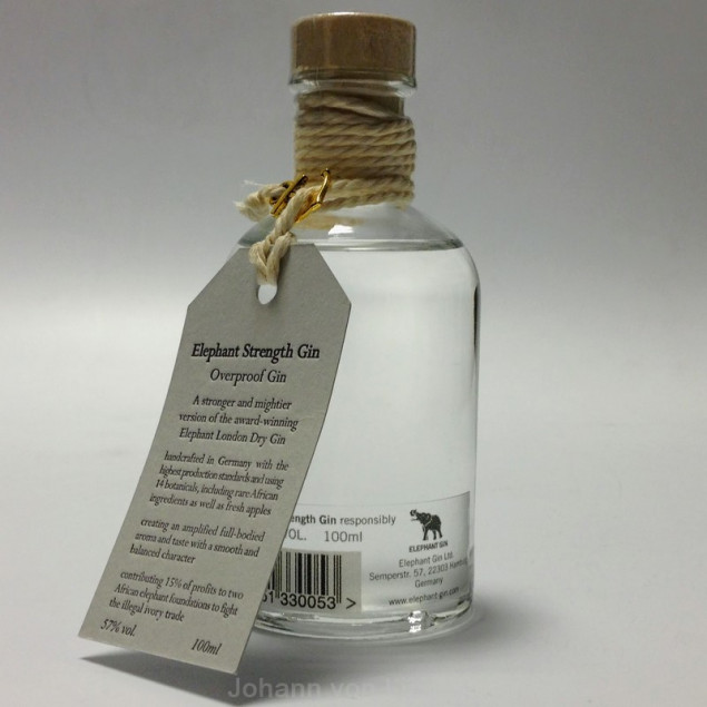 Image of Elephant Gin Strength Miniflasche 0,1 L 57%vol