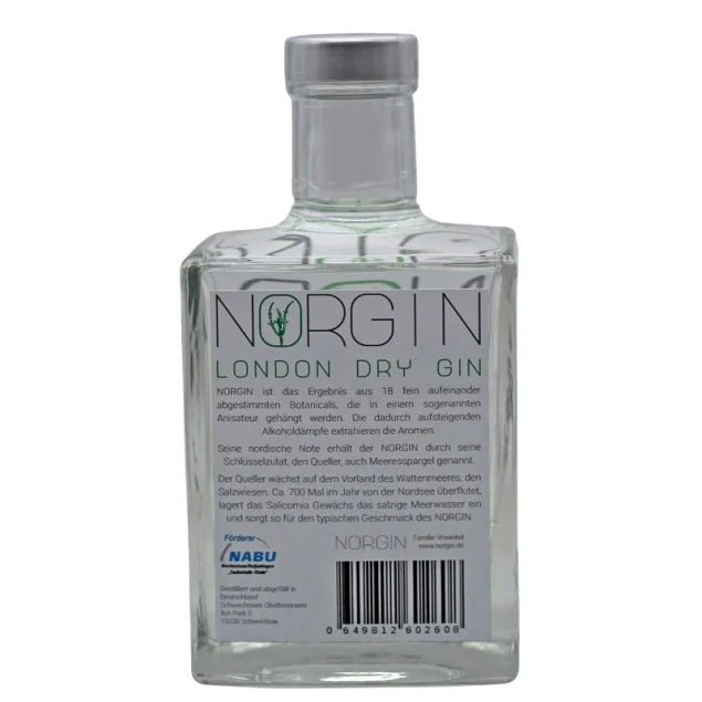 Norgin Gin 0,5 L 43% vol