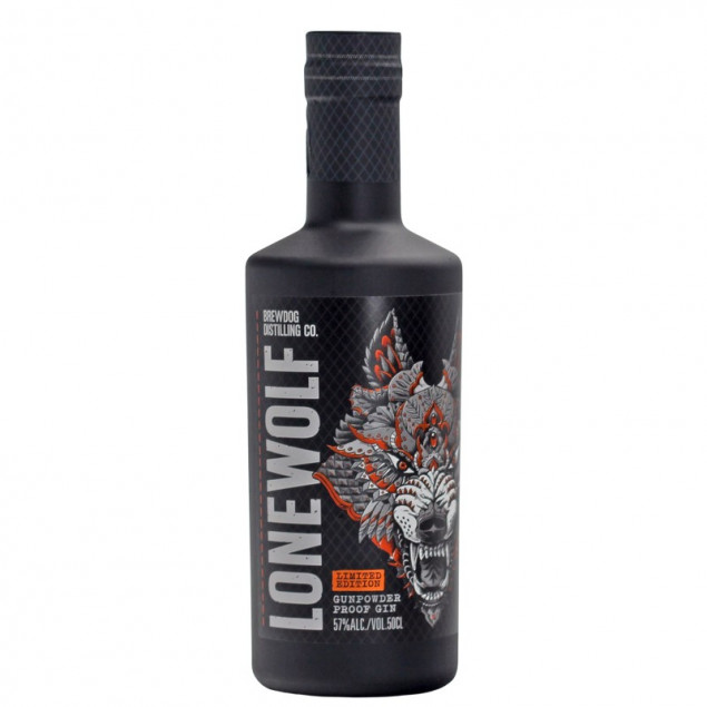 BrewDog LoneWolf Gunpowder Proof Gin 0,5 L 57% vol