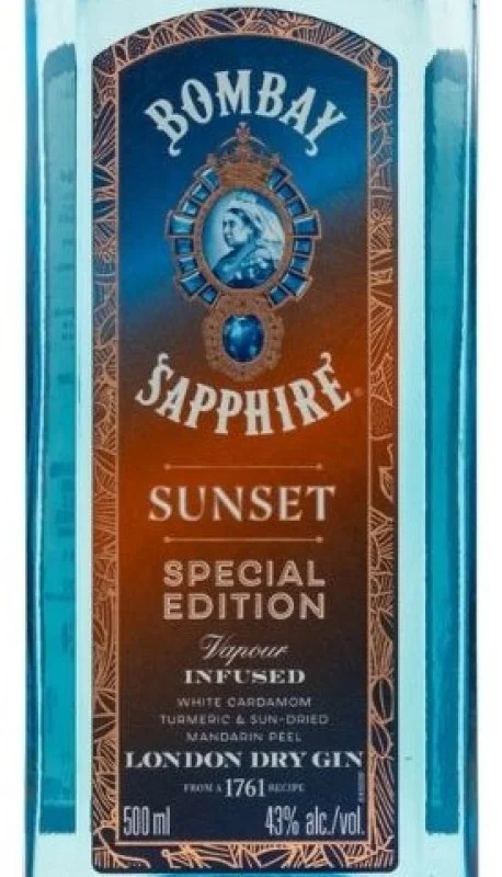 Bombay Sapphire Sunset Special Edition Gin 0,5 L 43% vol