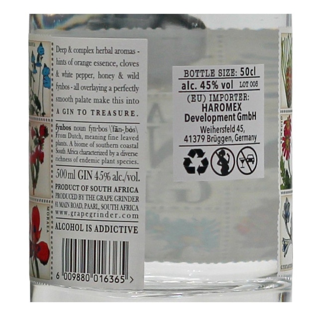 Cape Fynbos Gin 0,5 L 45% vol