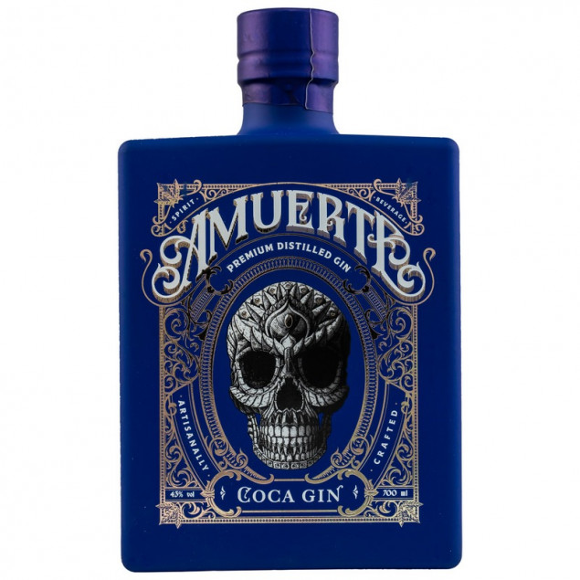 Image of Amuerte Coca Leaf Gin Blue Edition 0,7 L 43% vol