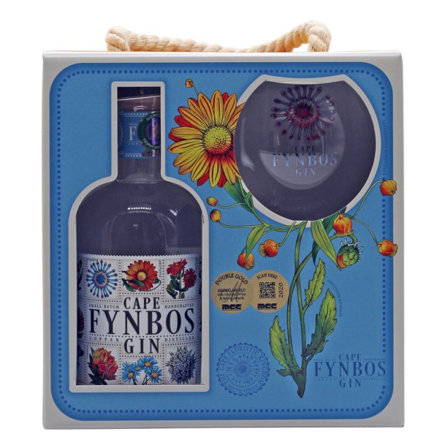 Image of Cape Fynbos Gin Geschenkset mit Glas 0,5 L 45% vol