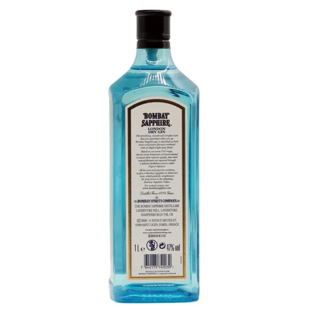 Bombay Sapphire London Dry Gin 1 L 47% vol