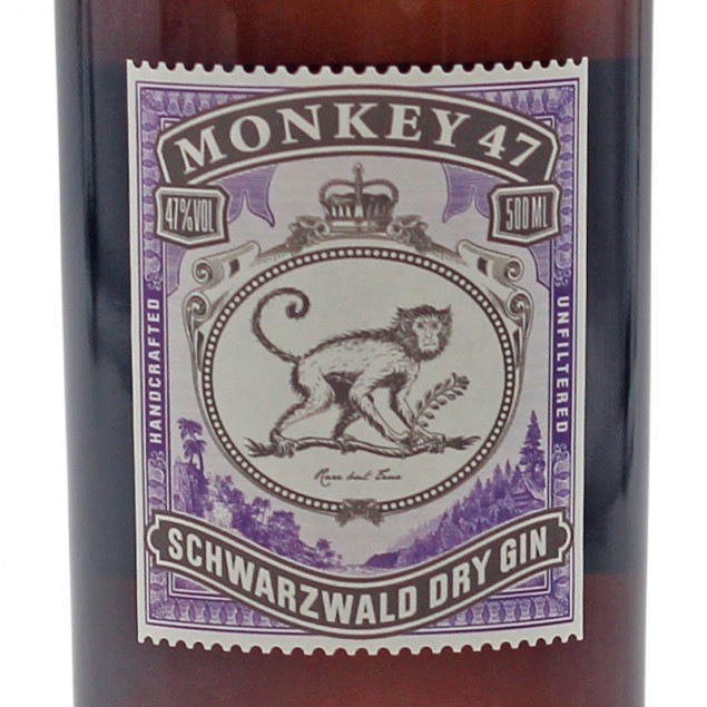 Monkey 47 Schwarzwald Dry Gin 0,5 L 47% vol