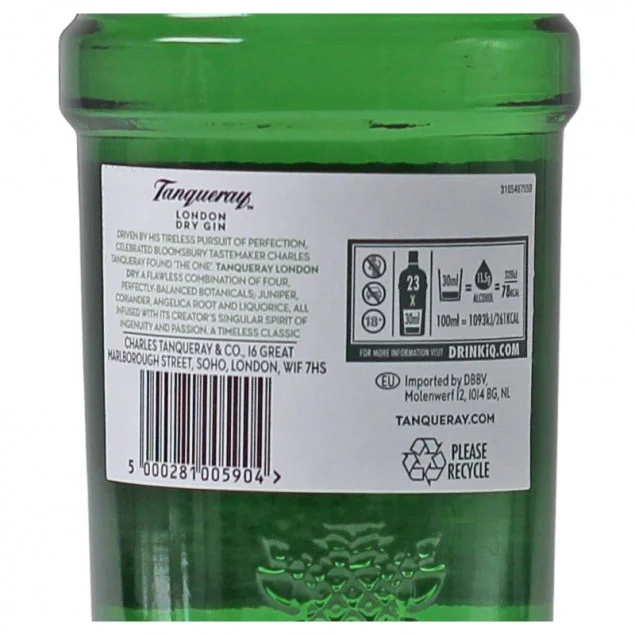 Tanqueray London Dry Gin 0,7 L 43,1% vol