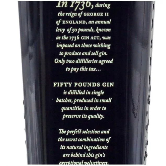 Fifty Pounds Gin 0,7 L 43,5% vol