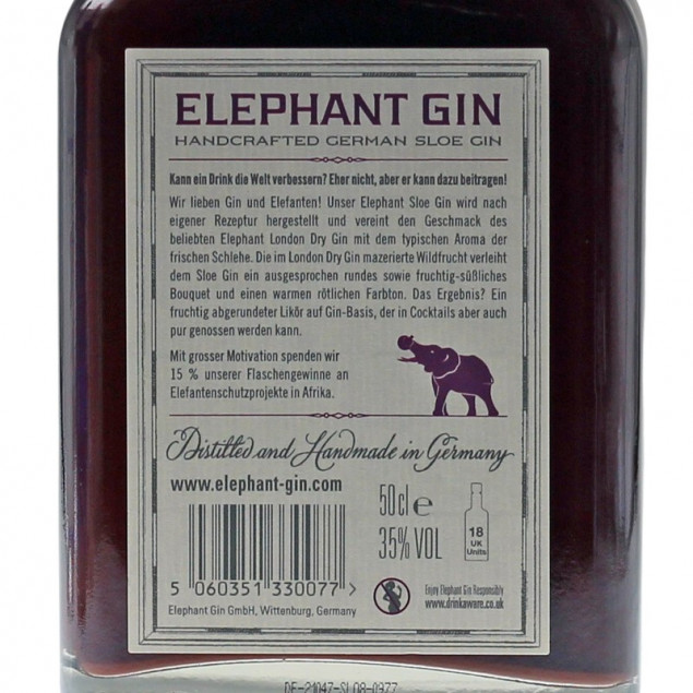 Elephant Sloe Gin 0,5 L 35% vol