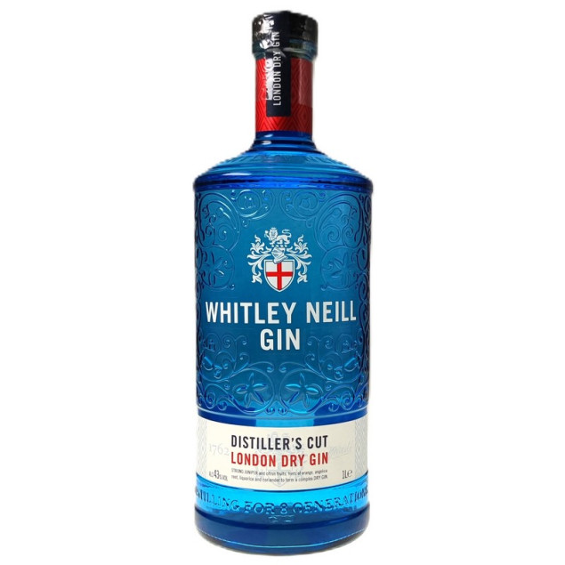 Whitley Neill Gin London Dry Gin 1 L 43%vol
