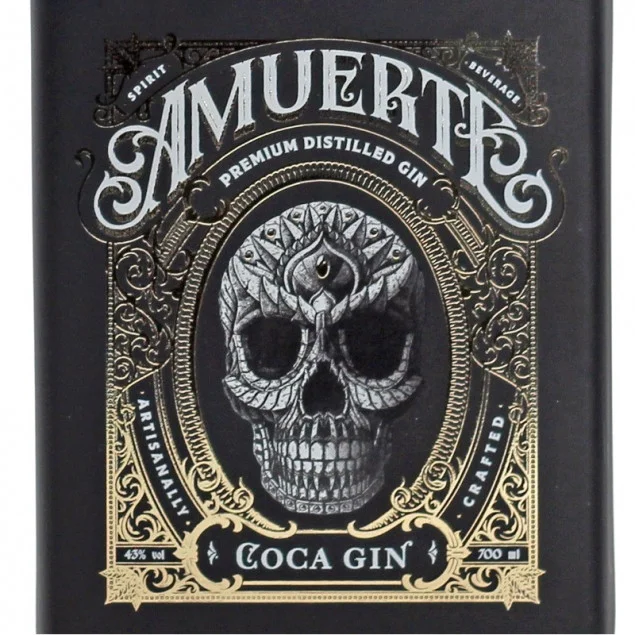 Amuerte Coca Leaf Gin Black Edition 0,7 L 43% vol