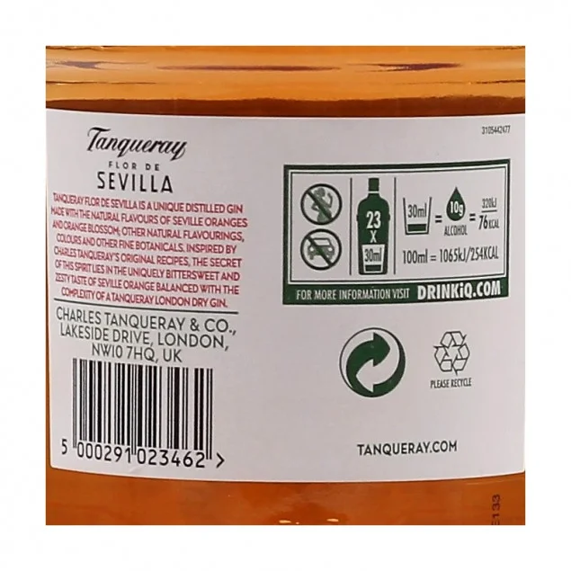 Tanqueray Flor de Sevilla Gin 0,7 L 41,3% vol