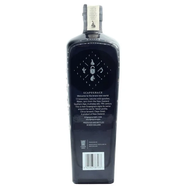 Scapegrace Premium Dry Gin New Zealand 0,7 L 42,2% vol