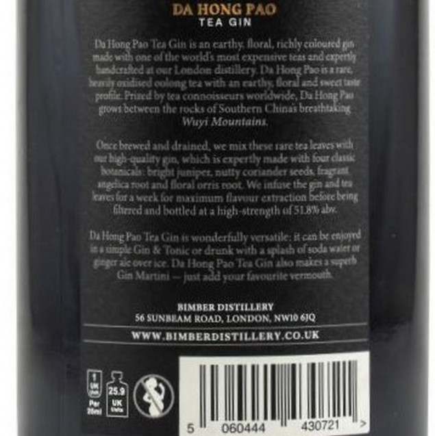 Bimber Da Hong Pao Tea Gin 0,5 L 51,8% vol