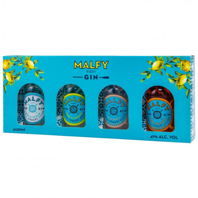 Malfy Gin Mini Tasting Set 4 x 50ml 41 % vol